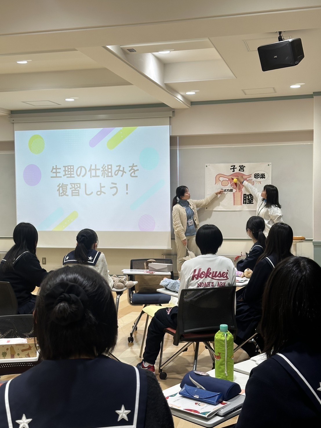 本学大学院助産研究科2年が高校生に性教育の授業を行いました（2024年